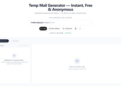 Temp Mail Generator
