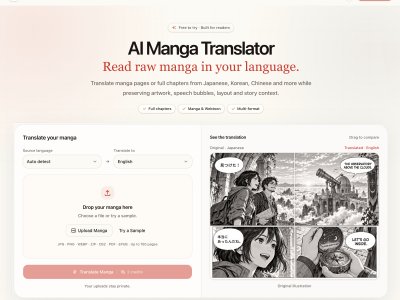 AI Manga Translator