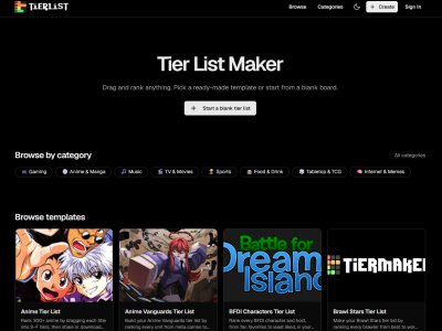 Tier List Maker