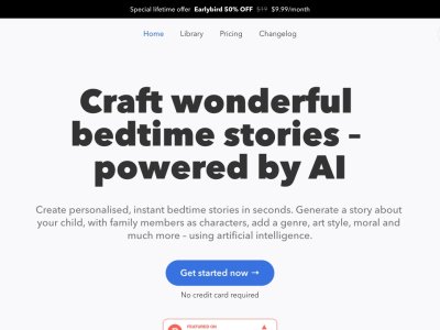 BedtimeStory AI