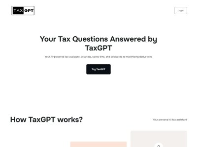 TaxGPT: Your AI Tax Assistant