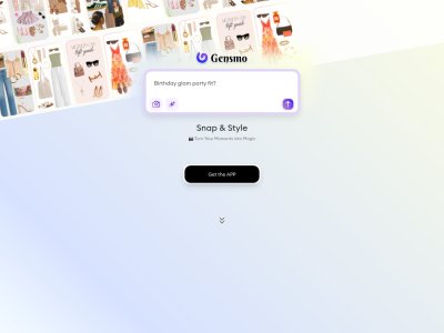 Gensmo - Snap & Style: Turn Your Moments into Magic