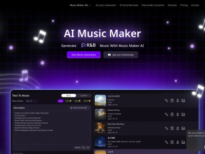 AI Music Maker: Best Free AI Music/Song Generation Tool