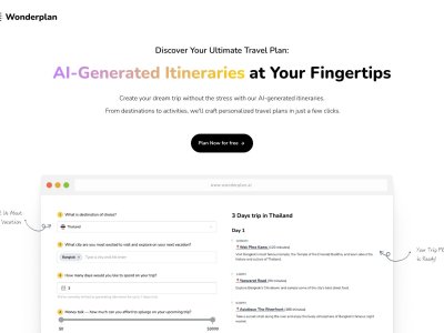 Wonderplan AI