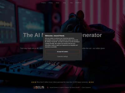 AI music video generator