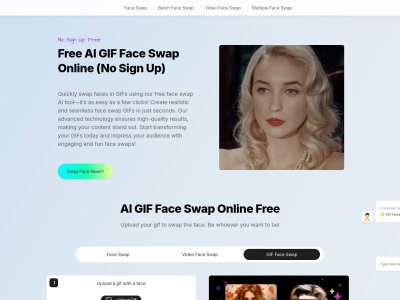 Free AI GIF Face Swap