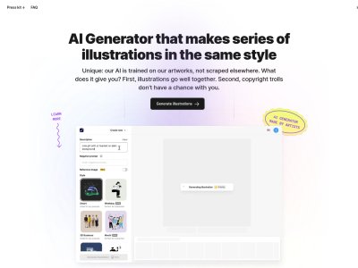AI Illustration Generator AI