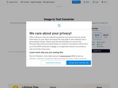 Image to Text Converter IO