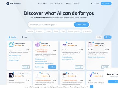 Futurepedia - Find The Best AI Tools & Software