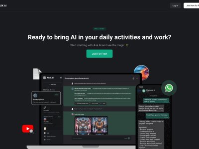 Ask AI - AI Powered Chat Bot Assistant