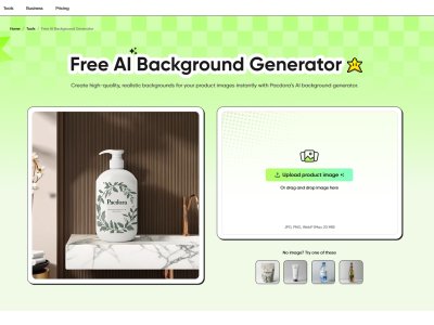 Pacdora AI Background Generator