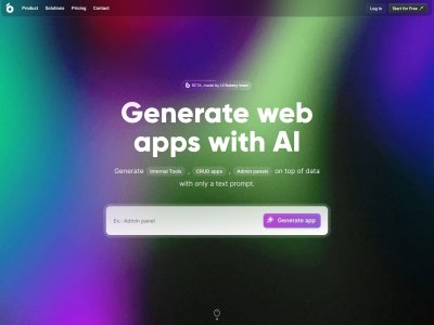 AI App Generator by UI Bakery