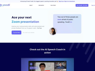Yoodli AI Speech Coach