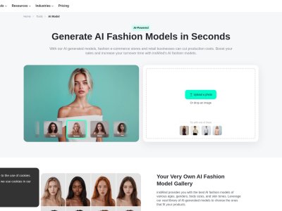 AI Fashion Models (Face Swap) by insMind