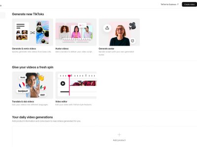 TikTok Symphony Creative Studio