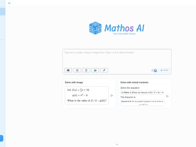 Mathos | AI Math Solver & Calculator