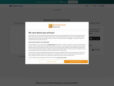 Business Card Scanner