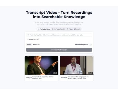 TranscriptVideo