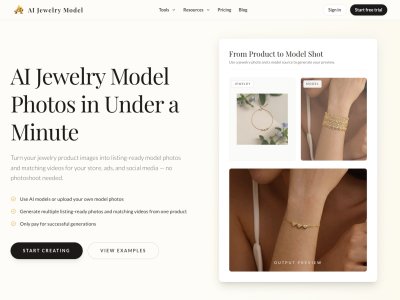 AI Jewelry Model