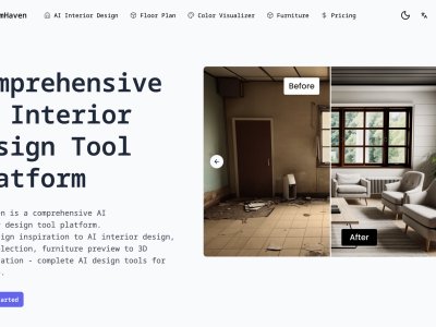 RoomHaven - Comprehensive AI Interior Design Tool Platform