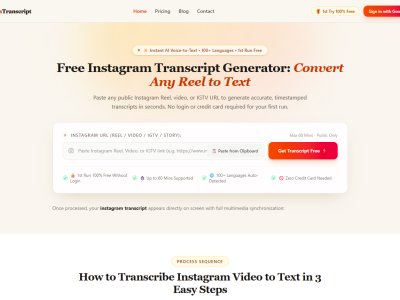 Instagram Transcript