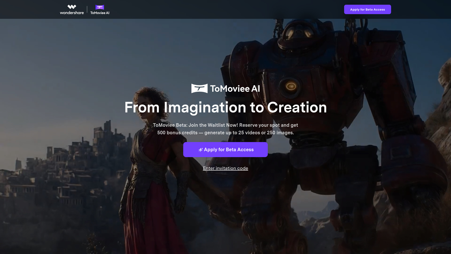WonderShare ToMoviee AI